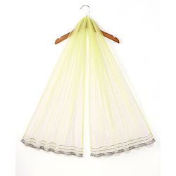 Babyhug Sleeveless Net Sequin Embroidered Lehenga Choli & Dupatta -Yellow