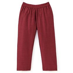 Babyhug Woven Full Sleeves Solid Colour Pathani Kurta Pyjama Set with Sequined Embroidered Jacket - Maroon