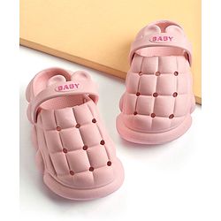 Cute Walk by Babyhug Clogs With Ear Applique - White
