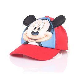 Babyhug Disney Mickey Mouse Summer Cap - Red