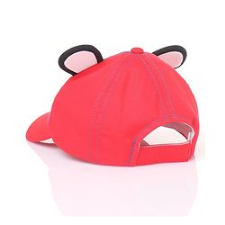 Babyhug Disney Mickey Mouse Summer Cap - Red
