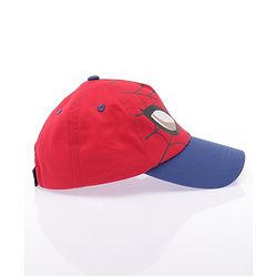 Babyhug Marvel Spiderman Summer Cap - Red
