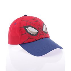 Babyhug Marvel Spiderman Summer Cap - Red