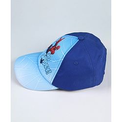 Babyhug Marvel Spiderman Summer Cap - Blue