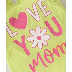 Babyhug Cotton Knit Sleeveless Top with Frill Detailing Polka Dot Graphic Pack of 3 - Pink Blue & Green
