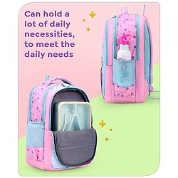 Babyhug Disney Frozen Tic-Tac-Toe School Backpack|2 Main Compartments, 2 Front Pockets, 2 side Bottle Pockets|Water Resistant|Long lasting and Durable Zippers | Comfortable back cushioning | For School, Travel and Outdoors|Lavender- 15.8 inches