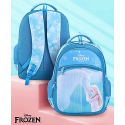 Babyhug Disney Frozen Tic-Tac-Toe School Backpack|2 Main Compartments, 2 Front Pockets, 2 side Bottle Pockets|Water Resistant|Long lasting and Durable Zippers | Comfortable back cushioning | For School, Travel and Outdoors|Lavender- 15.8 inches