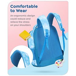 Babyhug Disney Frozen Tic-Tac-Toe School Backpack|2 Main Compartments, 2 Front Pockets, 2 side Bottle Pockets|Water Resistant|Long lasting and Durable Zippers | Comfortable back cushioning | For School, Travel and Outdoors|Lavender- 15.8 inches