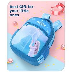 Babyhug Disney Frozen Tic-Tac-Toe School Backpack|2 Main Compartments, 2 Front Pockets, 2 side Bottle Pockets|Water Resistant|Long lasting and Durable Zippers | Comfortable back cushioning | For School, Travel and Outdoors|Lavender- 15.8 inches