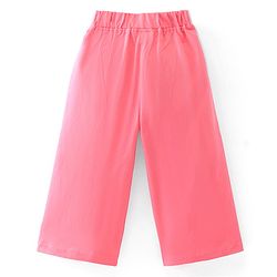 Babyhug Cotton Full Length Palazzo Solid  - Pink
