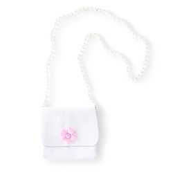Babyhug 100% Cotton Denim Woven Frock & Knit Half Sleeves Inner T-Shirt with Hand Bag - Blue & Pink
