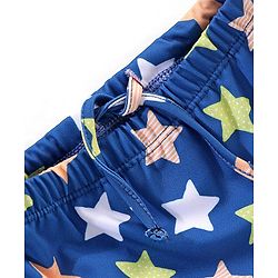 Babyhug Star Print Swimming Trunk - Navy Blue