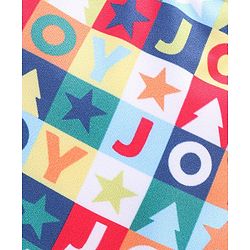 Babyhug Text Print Swimming Trunk - Multicolour
