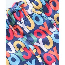 Babyhug Text Print Swimming Trunk - Multicolour