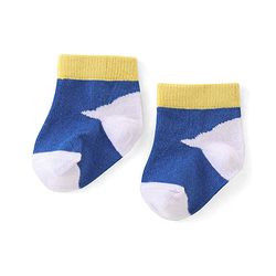 Cute Walk by Babyhug Anti Bacterial Ankle Length Socks Star Design Pack Of 3 - Multicolour