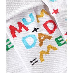 Cute Walk by Babyhug Non Terry Anti Bacterial Anti Skid Ankle Length Socks Striped & Star Design Pack Of 3- Multicolor