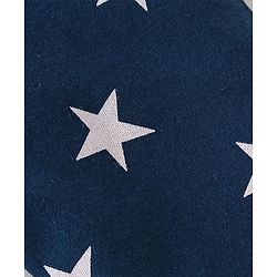 Babyhug Cotton Knit Full Sleeves Night Suit With Star Print - Navy Blue