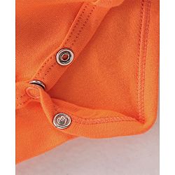 Babyhug Disney 100% Cotton Knit Half Sleeves Onesies With Lion King Graphics Pack Of 2 - Orange & Blue