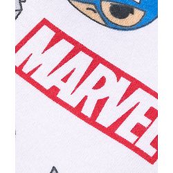 Babyhug Marvel  100% Cotton Half Sleeves Onesies with Avengers Graphics Pack of 3 -Multicolour