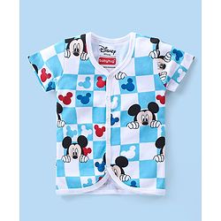 Babyhug Disney Interlock Knit Half Sleeves Jhablas With Mickey Mouse Pack of 3 - Multicolor