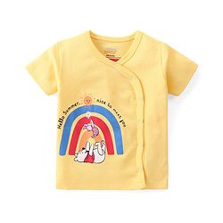 Babyhug Disney Cotton Interlock Half Sleeves Jhablas Winnie the Pooh Print Pack of 3 - Multicolour