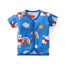 Babyhug Disney Cotton Interlock Half Sleeves Jhablas Winnie the Pooh Print Pack of 3 - Multicolour