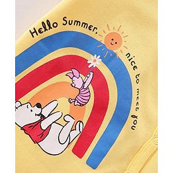 Babyhug Disney Cotton Interlock Half Sleeves Jhablas Winnie the Pooh Print Pack of 3 - Multicolour