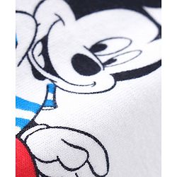 Babyhug Disney 100% Cotton Knit Sleeveless Star & Mickey Mouse Print Sando Pack of 3 - Multicolour