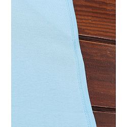 Babyhug Interlock Wrapper With Hood Elephant on a Cycle Print L 76.2 x B 76.2 cm - Blue