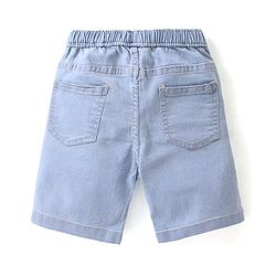 Babyhug Cotton Woven Half Sleeves Shirt & Denim Shorts Set With  Tropical Theme - Multicolor