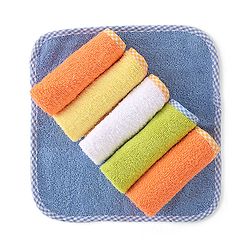 Babyhug Terry Woven Wash cloth Pack Of 6 L 25.4 x B 25.4 cm - Multicolour