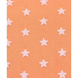 Babyhug Terry Knit Hooded Bath Towel with Star Print L 76 x B 76 cm- Orange