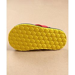 Cute Walk by Babyhug Flip Flops with Back Strap Ship Print - Blue