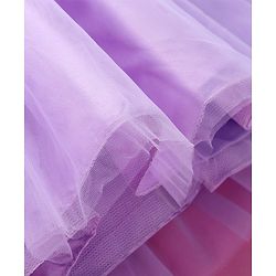 Babyhug Woven Sleeveless Singlet Sleeves  A Line Party Frock with Floral Applique -