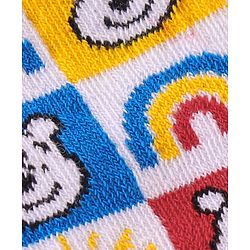 Cute Walk by Babyhug Cotton Disney Non Terry Anti-Bacterial Ankle Length Socks Winnie the Pooh Graphics Pack of 3- Multicolor