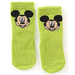Cute Walk by Babyhug Disney Non Terry Anti-Bacterial Ankle Length Mickey Mouse Graphics Pack of 3- Multicolor
