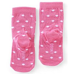 Cute Walk by Babyhug Disney   Anti-Bacterial Ankle Length Socks Minnie Mouse & Polka Dot Graphics Pack of 3- Pink & Blue