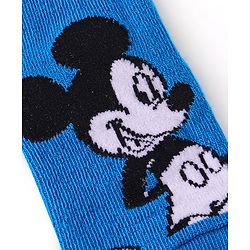 Cute Walk by Babyhug Disney   Anti-Bacterial Ankle Length  Striped Solid & Mickey Mouse Graphics Pack of 3- Blue & Green