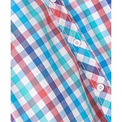 Babyhug 100% Cotton Woven Full Sleeves Checked Shirt - Multicolour