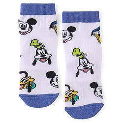 Cute Walk by Babyhug Disney Ankle Length Anti-Bacterial Mickey Mouse Graphics Socks Pack of 3 - Multicolour