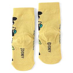 Cute Walk by Babyhug Disney Ankle Length Anti-Bacterial Mickey Mouse Graphics Socks Pack of 3 - Multicolour