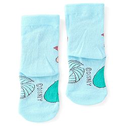 Cute Walk by Babyhug Disney Ankle Length Anti-Bacterial Princess Graphics Socks Pack of 3 - Multicolour