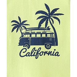 Babyhug Cotton Woven Half Sleeves Checked Shirt & California Print T-Shirt - Multicolor
