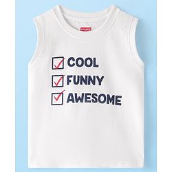 Babyhug 100% Cotton Woven Half Sleeves Regular Collar Check Shirt with Text Print T- Shirt-Multicolour
