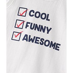 Babyhug 100% Cotton Woven Half Sleeves Regular Collar Check Shirt with Text Print T- Shirt-Multicolour