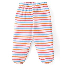 Babyhug Cotton Knit Bootie Leggings Vehicles Print Pack of 3 - Multicolor
