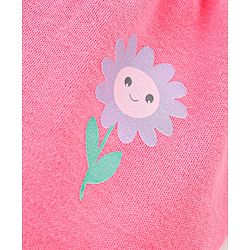 Babyhug Interlock Cotton Knit Footed Bootie Leggings Floral Print Pack of 3 - Multicolour