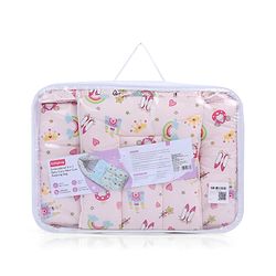 Babyhug 3 in 1 Baby Carry Nest Cum Sleeping Bag Little Princess Embroidery - Pink