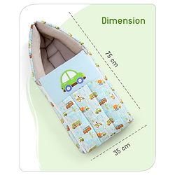 Babyhug 3 in 1 Baby Carry Nest Cum Sleeping Bag Little Princess Embroidery - Pink