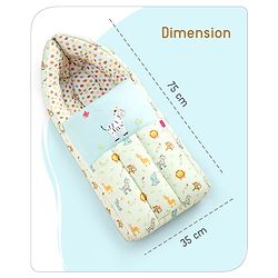 Babyhug 3 in 1 Baby Carry Nest Cum Sleeping Bag Little Princess Embroidery - Pink